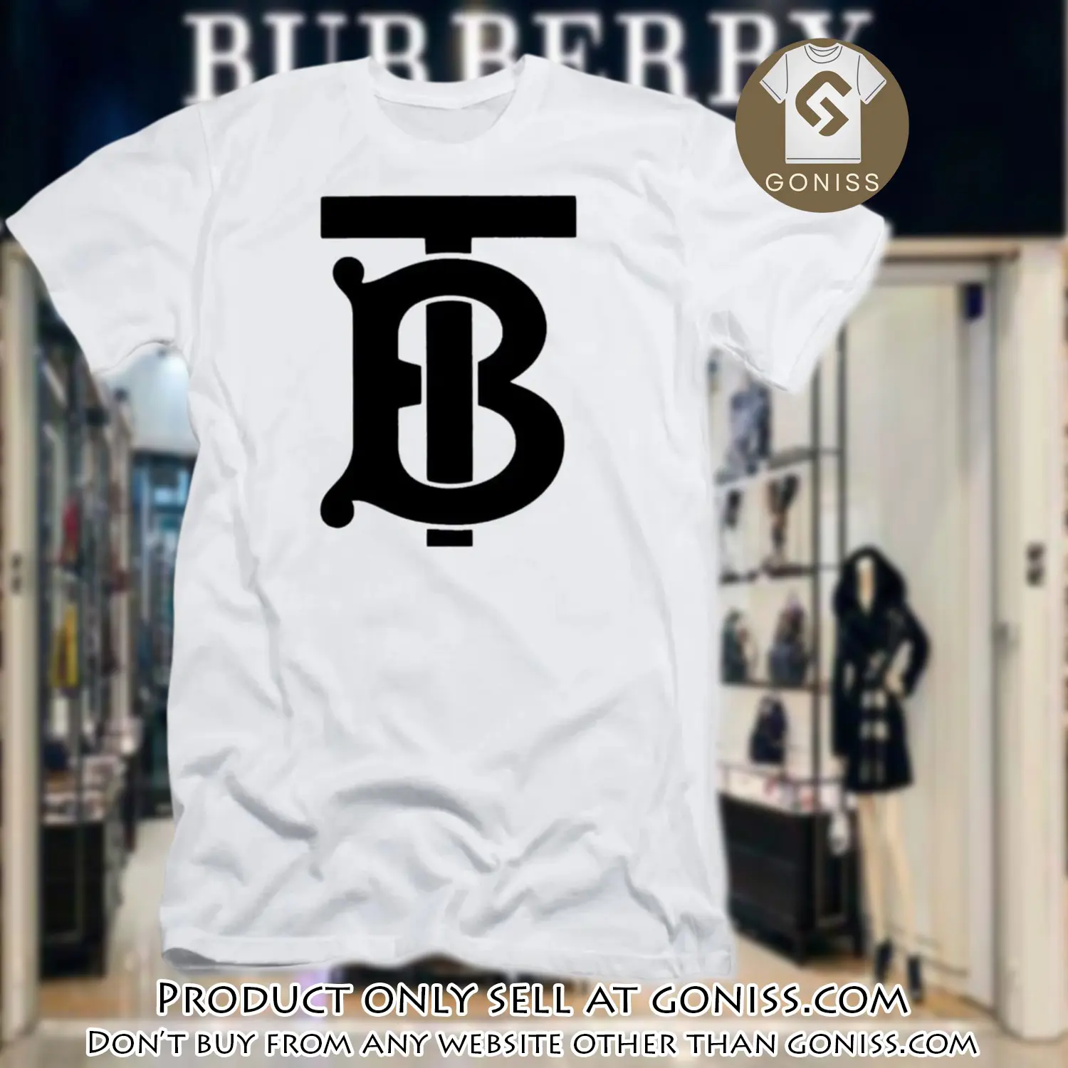 Burberry logo white luxury brand tshirt gift for men women special gift gn0415860